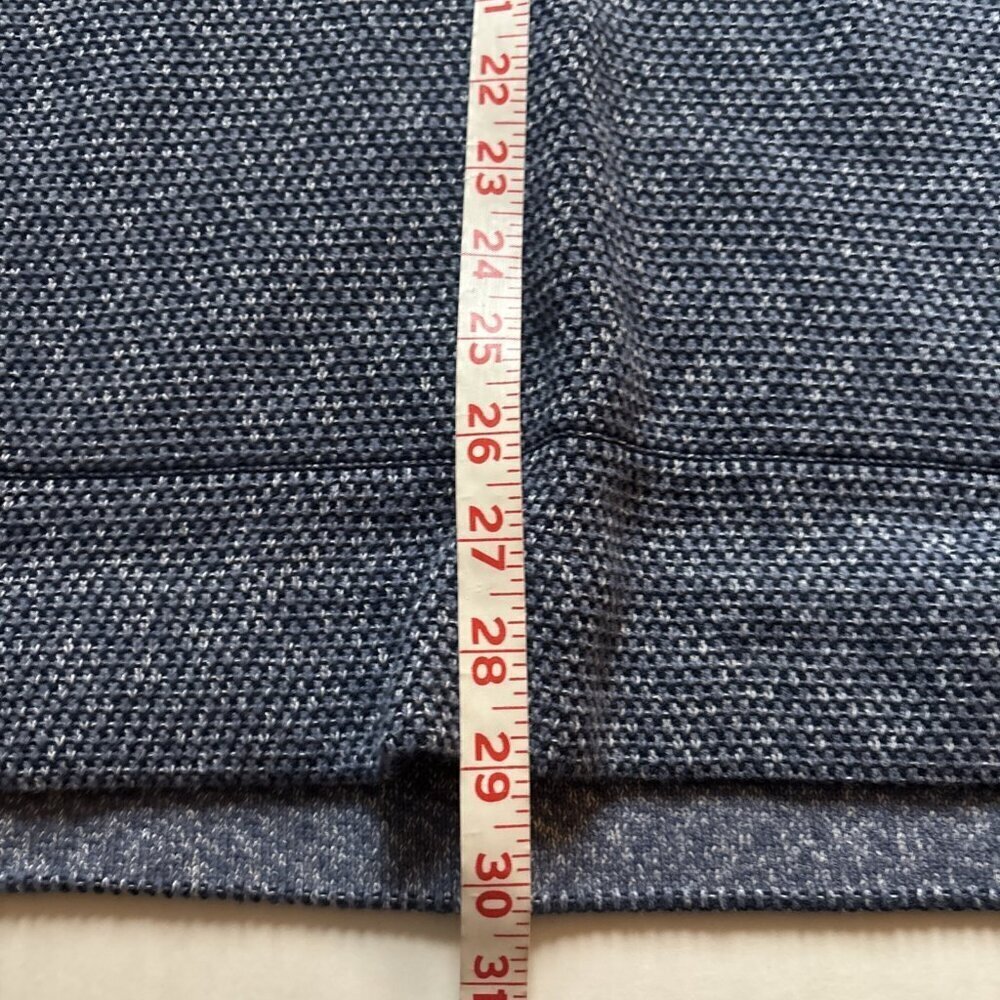 pure jill Blue Textured Pull Over Shirt Oversized XS - Picture 5 of 6